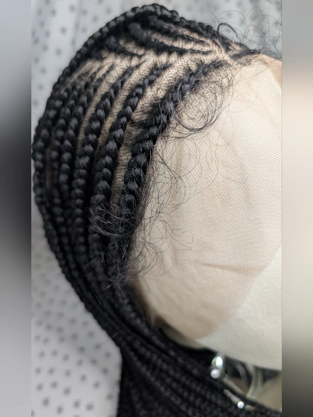 Black Long Box Braids Wig - Women Hair Wigs & Extensions
